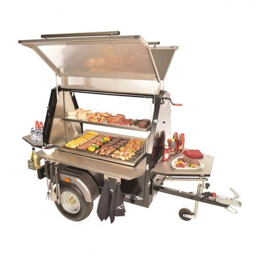 Commercial bbq, Towable grill